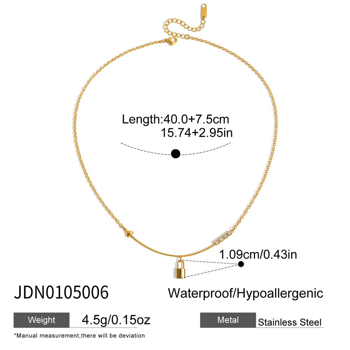 Starfish Titanium Steel Necklace Light Luxury High-end Clavicle Chain Stainless Steel Jewelry Non-fading Hot Item