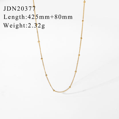 INS Trend Retro Simple Personality High-end Gold-plated Minimalist Multi-layer Necklace for Women Niche Collarbone Chain