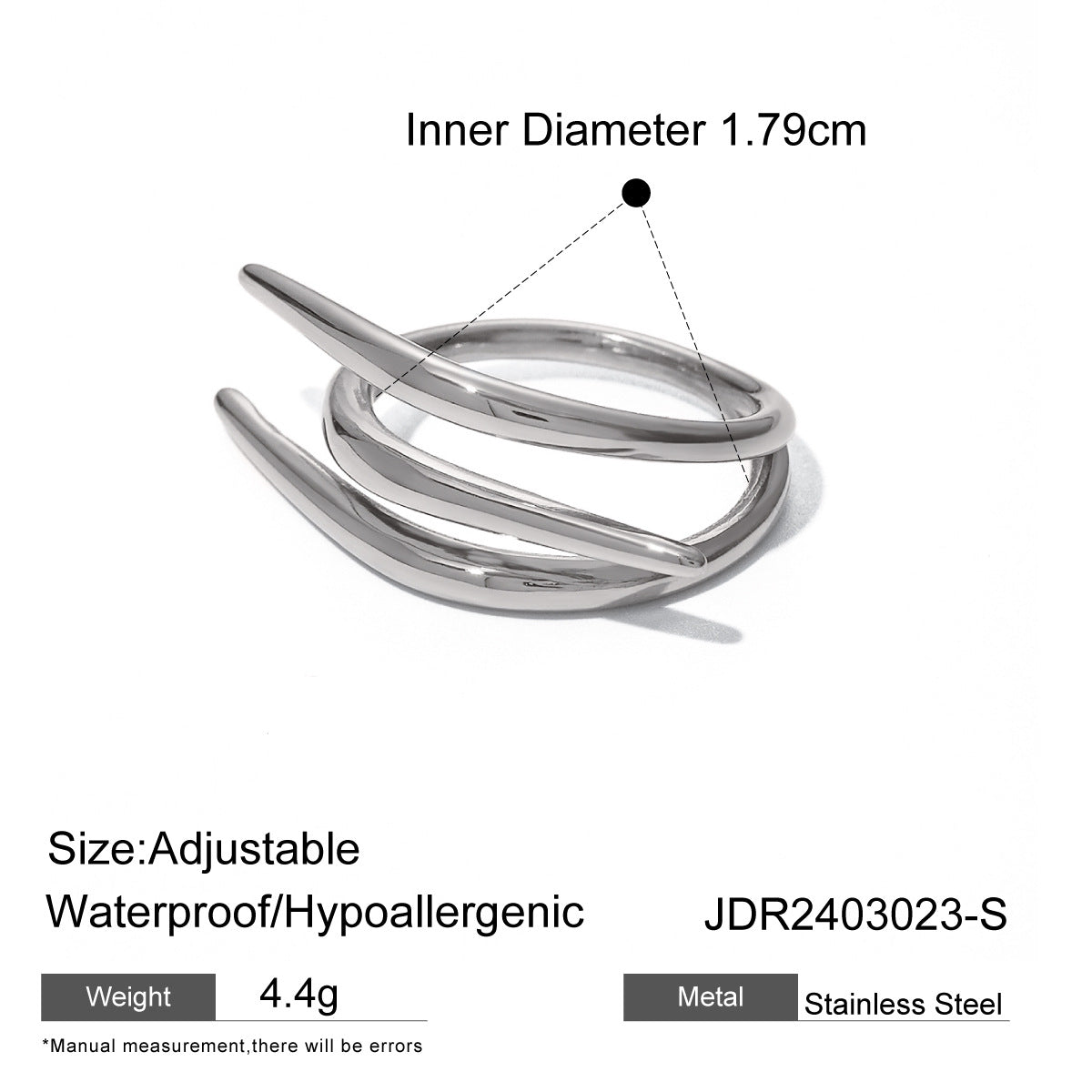 Titanium Steel Zircon Earrings Niche High-End Vintage Light Luxury Stainless Steel Jewelry for Women Non-Fading