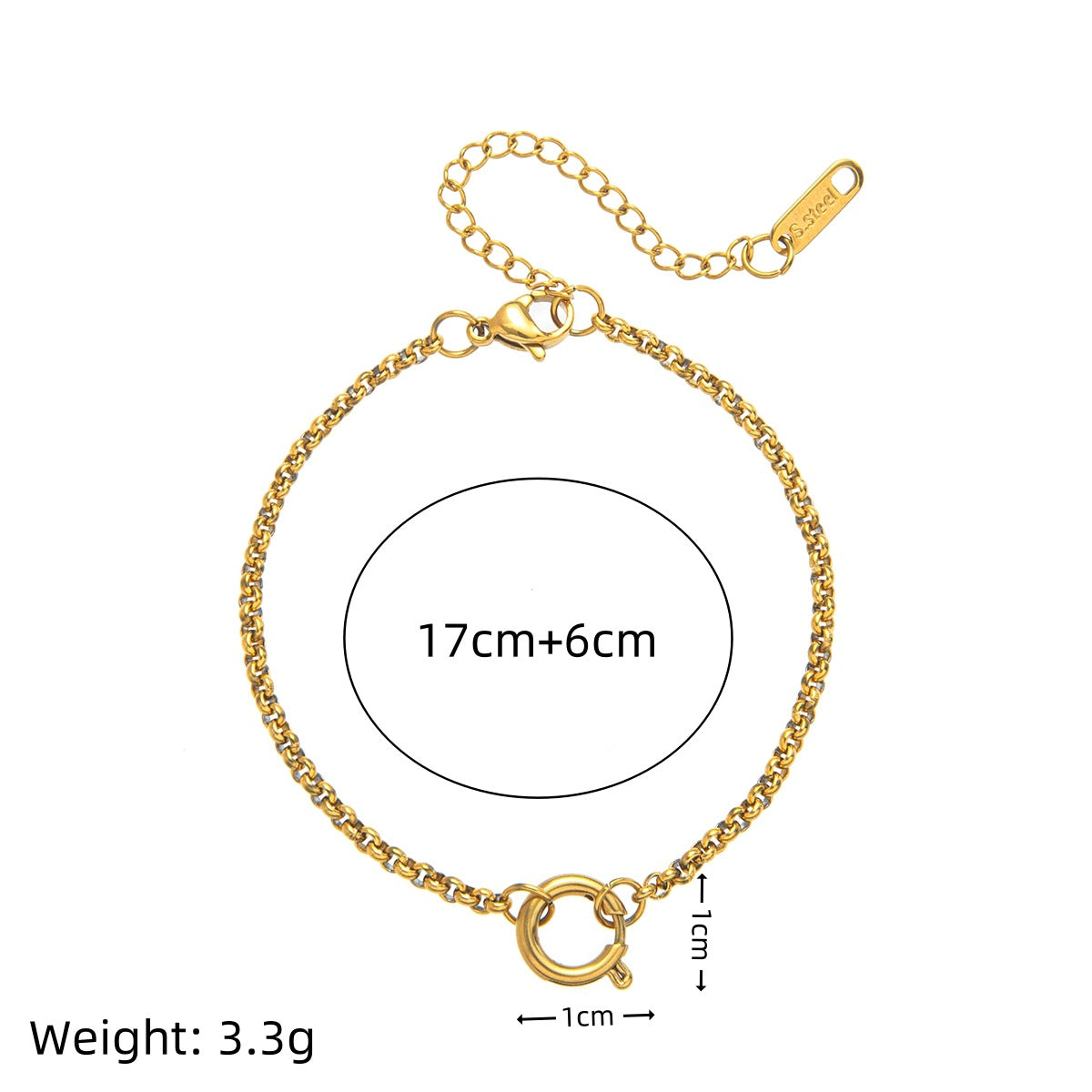DIY Stainless Steel Heart Clover Rose Pendant Accessories DIY Furnace Vacuum Plating 18k Color Retention