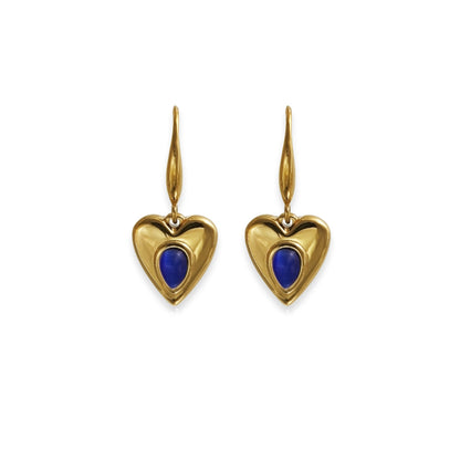 18k gold plated silver earring