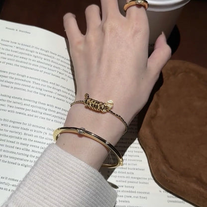 Pure Silver S925 Black Gold Bracelet Money Abundance Gold Coin Bracelet Black Rope Weaving