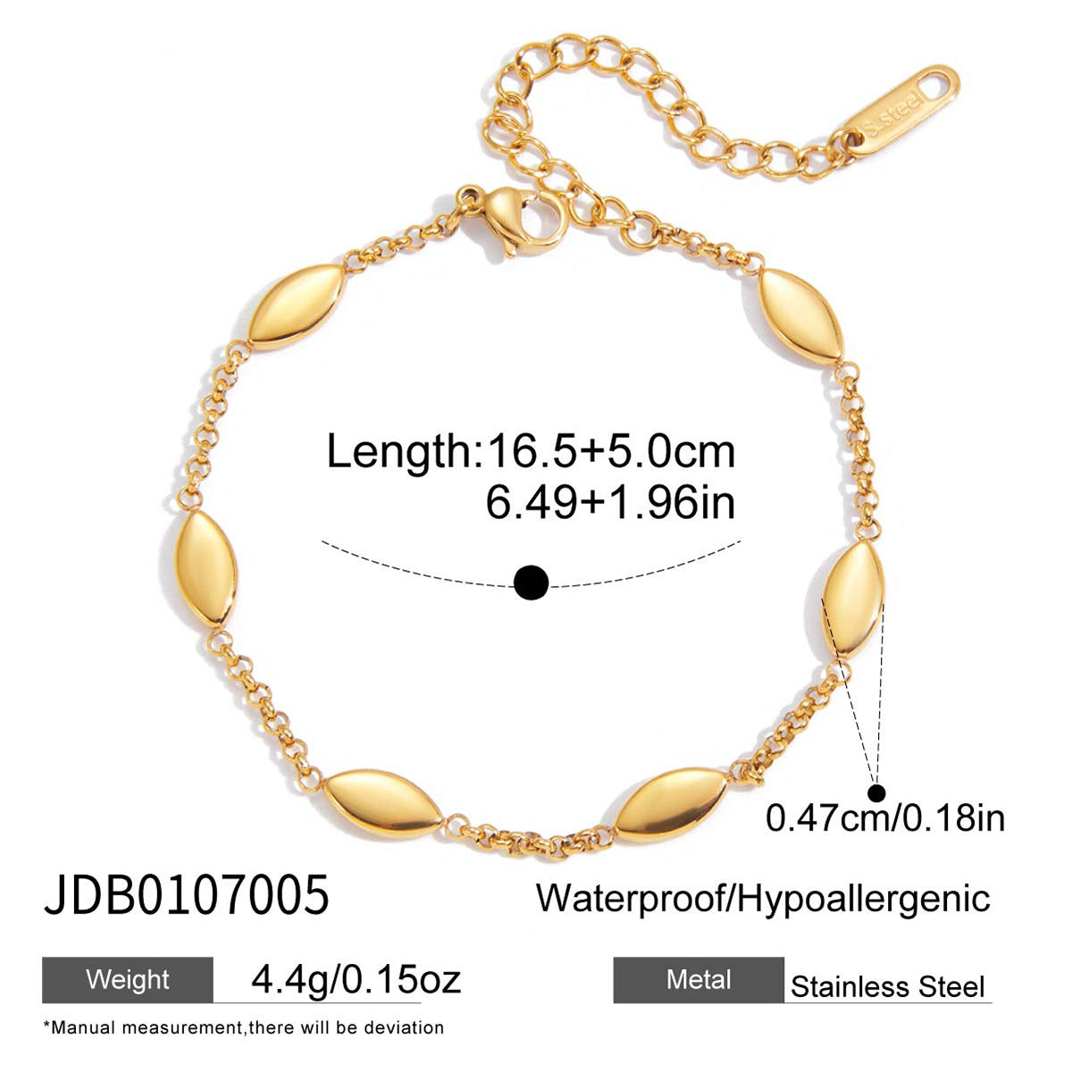 Stainless Steel Zircon Bracelet Light Luxury High Appearance Titanium Steel Non-Fading Jewelry Bracelet