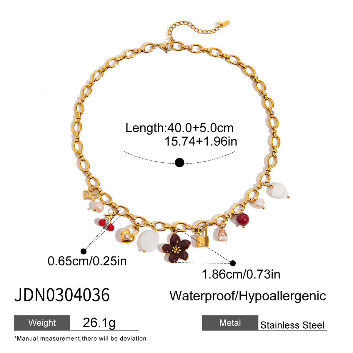 Stainless Steel Necklace Light Luxury High-end Bracelet Titanium Steel Jewelry Hot-selling Accessories for Women Non-fading