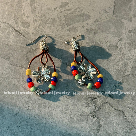 follower boho whimsical earring handmade