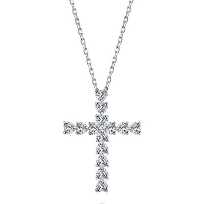 INS Style S925 Sterling Silver Necklace for Women with Zircon Inlay, Personalized Fashion Versatile Women's Collarbone Chain, Direct from Manufacturer