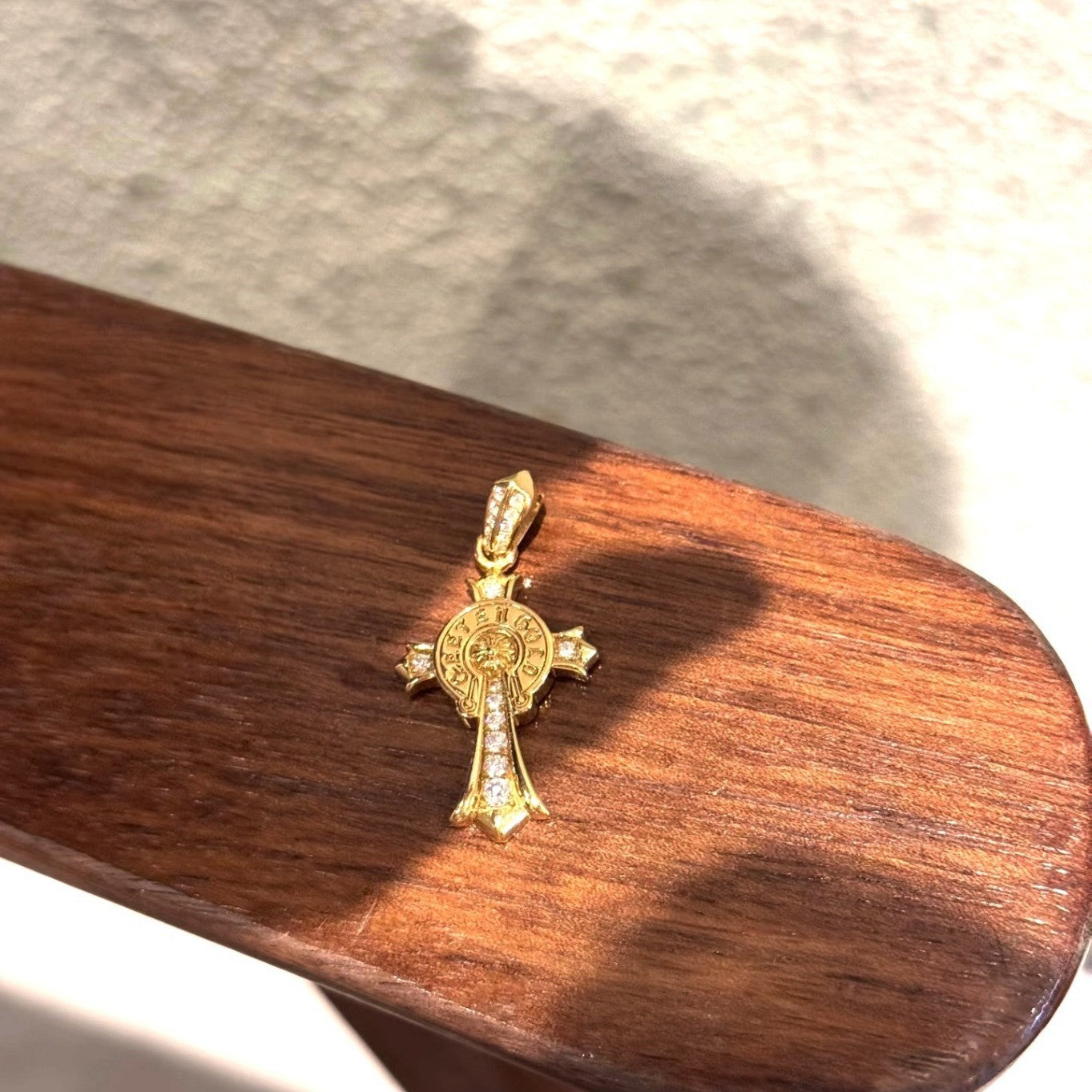 Sterling Silver S925 Cross Bead Necklace Trendy Brand Niche Design High-end Versatile Ins Light Luxury Style Collarbone Chain