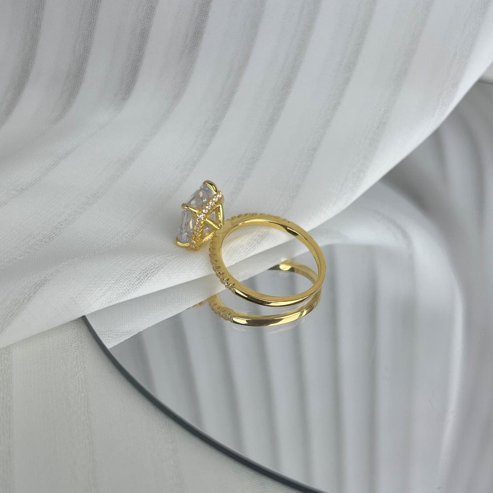 High Carbon Diamond Jewelry S925 Sterling Silver Heavy Craft Ring for Women 8A Zircon Square Ice Flower Cut Gemstone Ring