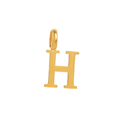 DIY Titanium Steel Heart-shaped Twelve Birthstone DIY Pendant Necklace Letter Name Family Gift Heart-shaped Accessories Pendant