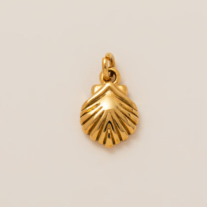 DIY Stainless Steel Starfish Flat Conch Pendant DIY Accessories Furnace Vacuum Electroplating 18K Gold Color Retention