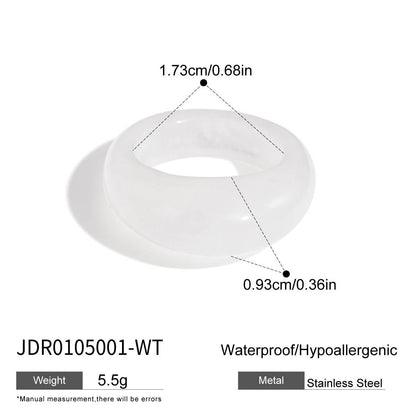 Melard Irregular Wide Resin Bracelet Niche High-End Feel Jewelry Women's Bracelet Bangle