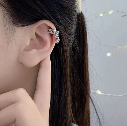 High-end European and American Style Small Heart Ear Cuff Non-pierced Ear Clip Personalized Painless Ear Jewelry