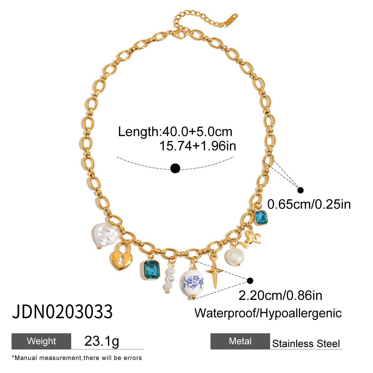 Titanium Steel Shell Necklace Light Luxury High-end Beach Vacation Style Collarbone Chain Stainless Steel Jewelry