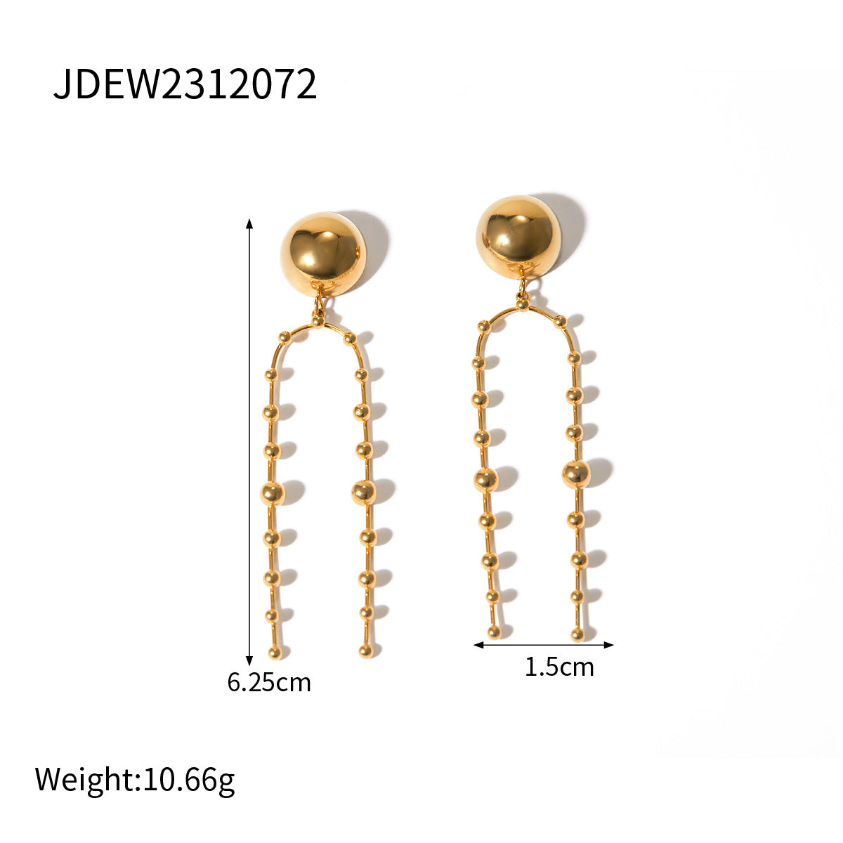 Titanium Steel Zircon Earrings Niche High-End Vintage Light Luxury Stainless Steel Jewelry for Women Non-Fading