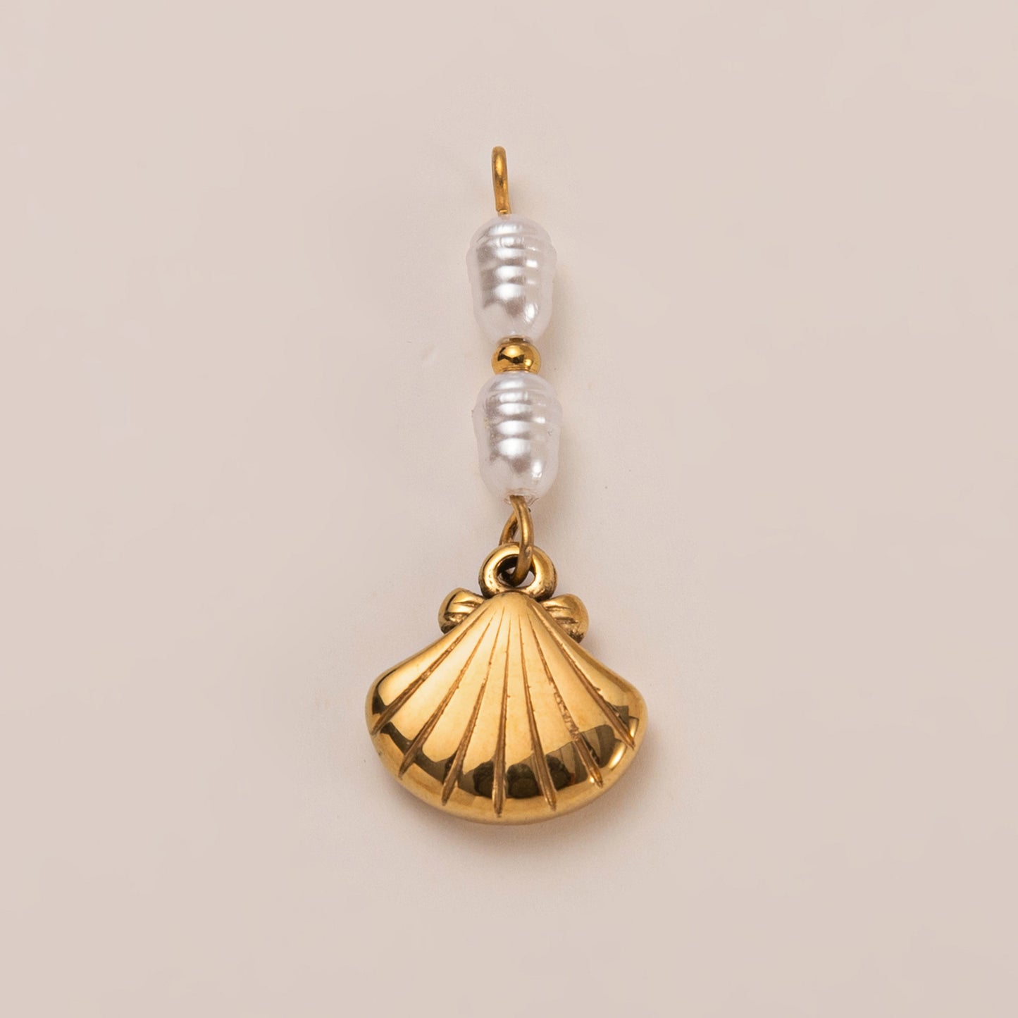 DIY Stainless Steel Starfish Flat Conch Pendant DIY Accessories Furnace Vacuum Electroplating 18K Gold Color Retention