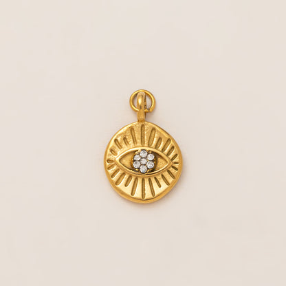 DIY Stainless Steel Mini Elephant Lotus Heart Single Pendant Necklace Furnace Vacuum Electroplating 18K Gold Color Retention