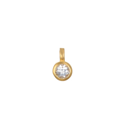 DIY Stainless Steel Mini Elephant Lotus Heart Single Pendant Necklace Furnace Vacuum Electroplating 18K Gold Color Retention