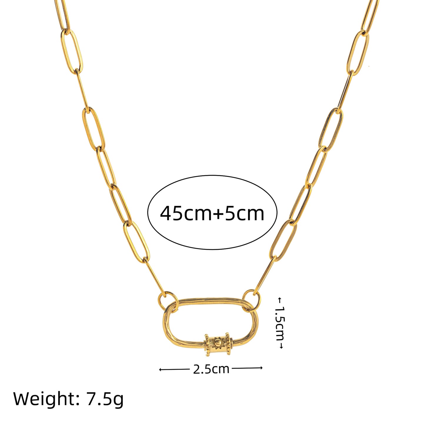 DIY Stainless Steel Mini Elephant Lotus Heart Single Pendant Necklace Furnace Vacuum Electroplating 18K Gold Color Retention