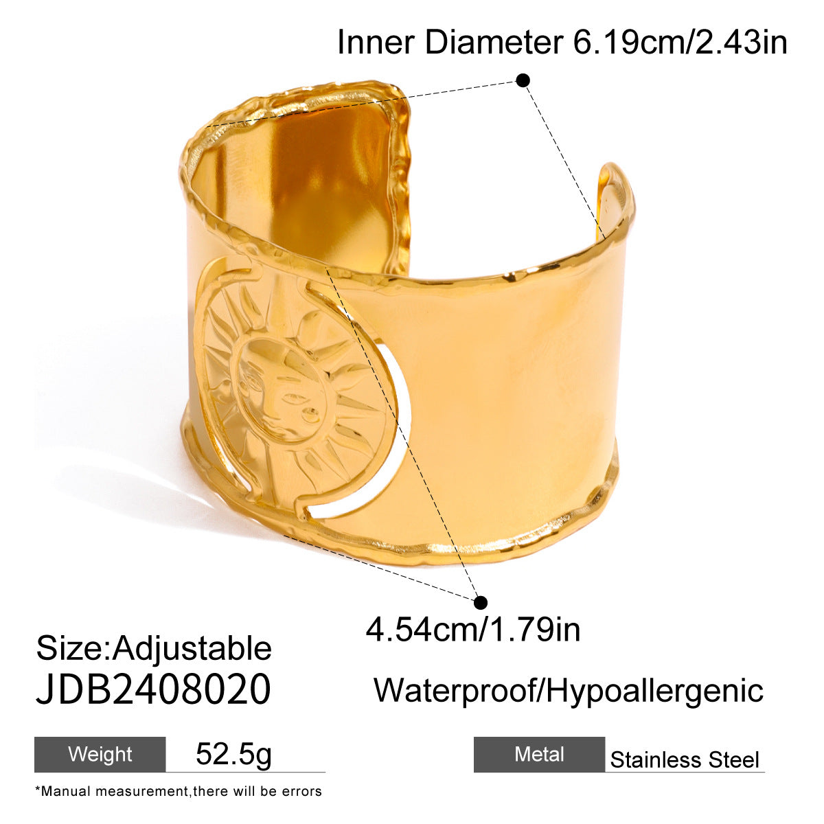 Titanium Steel Bracelet Non-Fading 18k Gold Bangle Stainless Steel Jewelry Women's Bracelet