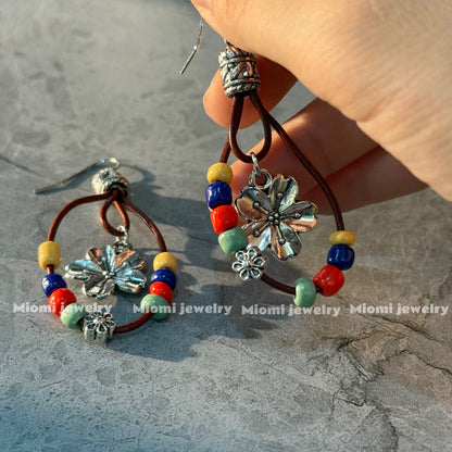 follower boho whimsical earring handmade