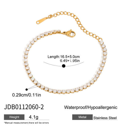 Stainless Steel Bracelet for Women, Non-Fading Jewelry, Light Luxury High-End Feel, Titanium Steel Hand Accessories