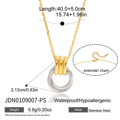 Titanium Steel Necklace Accessories for Women, High-End Neck Chain, Non-Fading Jewelry, Stainless Steel Accessories, Hot Item