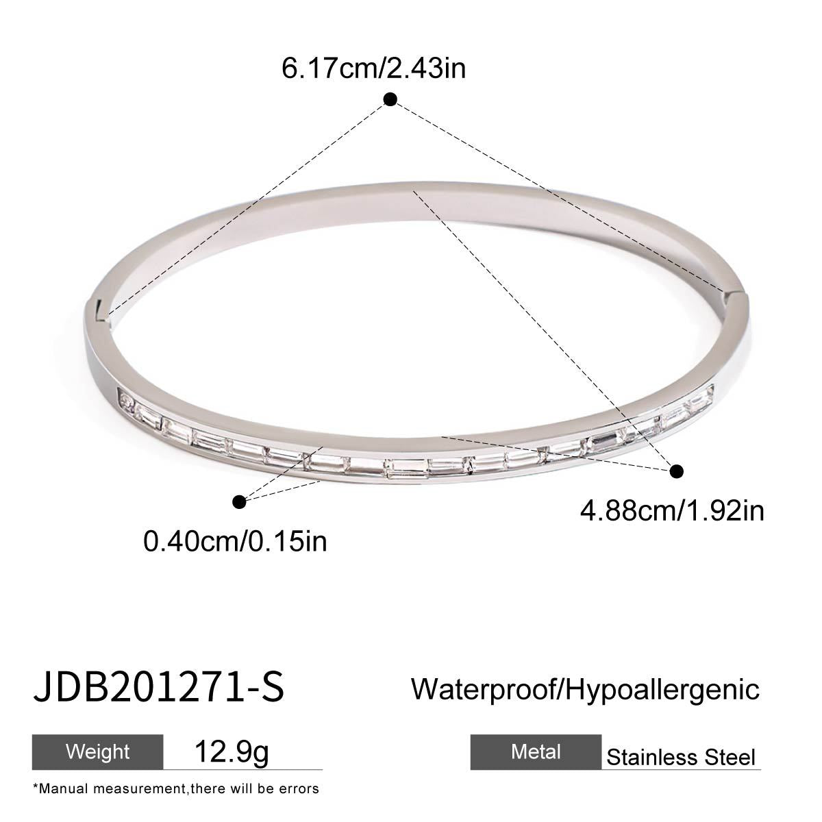 Stainless Steel Bracelet Non-Fading Jewelry Light Luxury High-End Feel Bracelet 18k Gold Titanium Steel Accessories