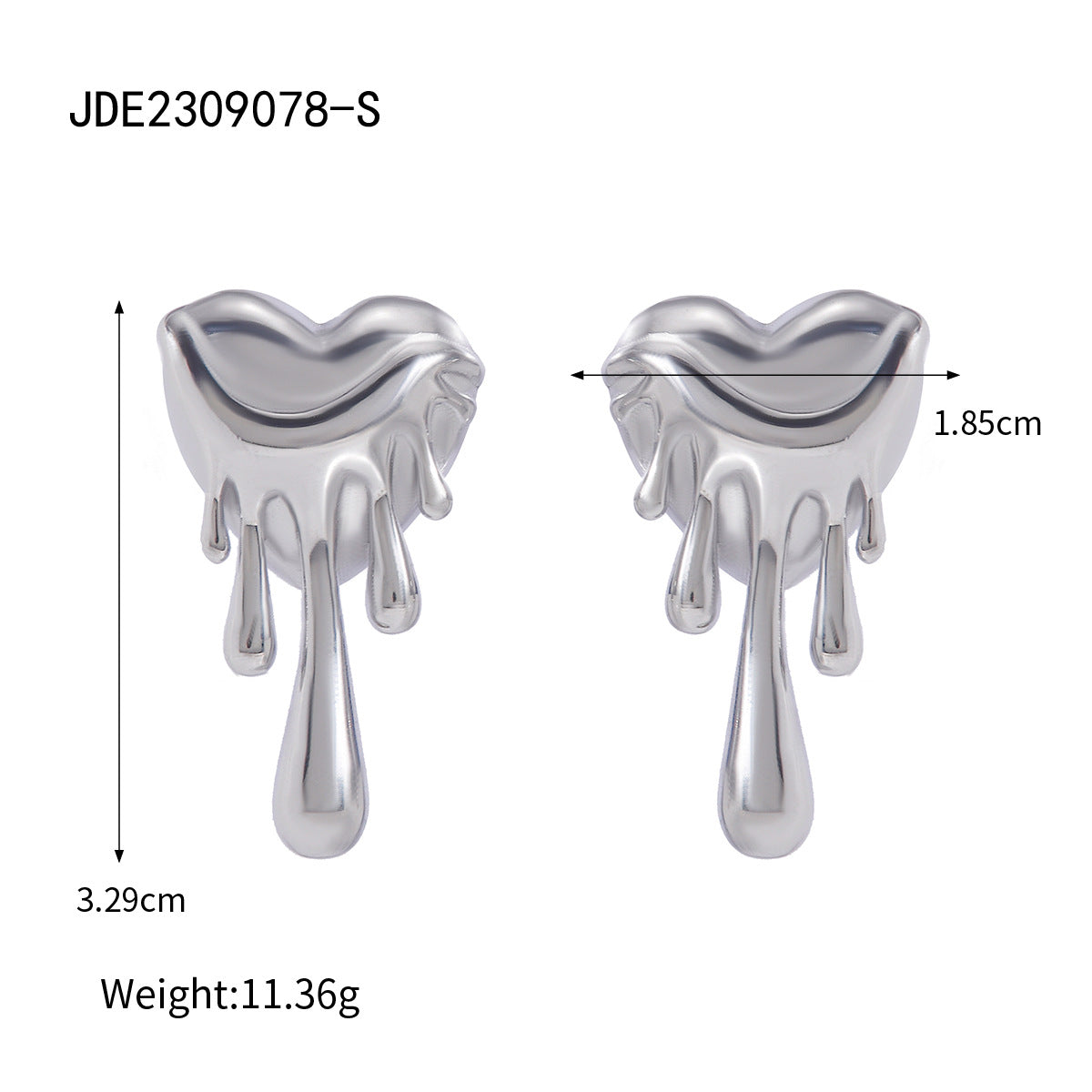 Stainless Steel Heart Zircon Bracelet Light Luxury High-end Titanium Steel Bangle Non-fading Women's Jewelry