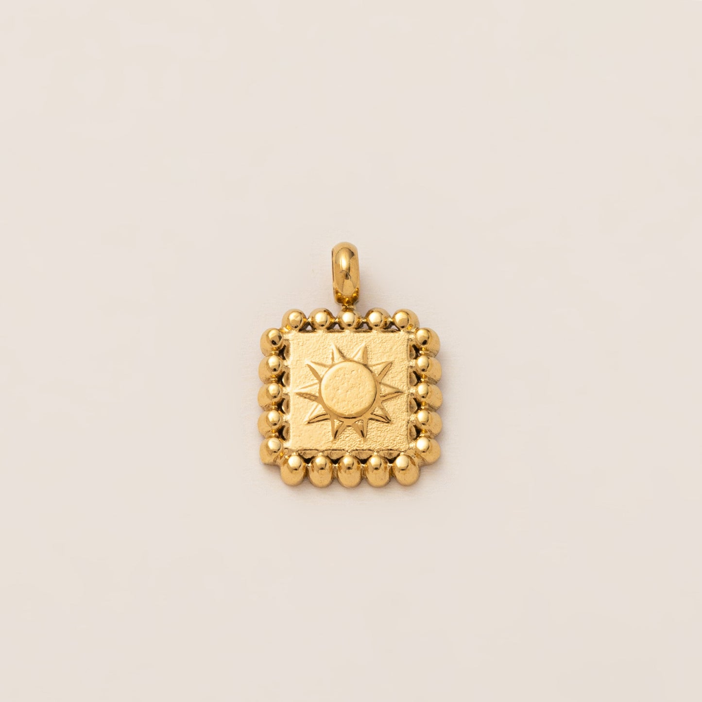 DIY Stainless Steel Mini Elephant Lotus Heart Single Pendant Necklace Furnace Vacuum Electroplating 18K Gold Color Retention