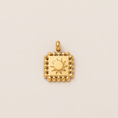DIY Stainless Steel Mini Elephant Lotus Heart Single Pendant Necklace Furnace Vacuum Electroplating 18K Gold Color Retention