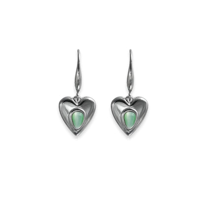 18k gold plated silver earring