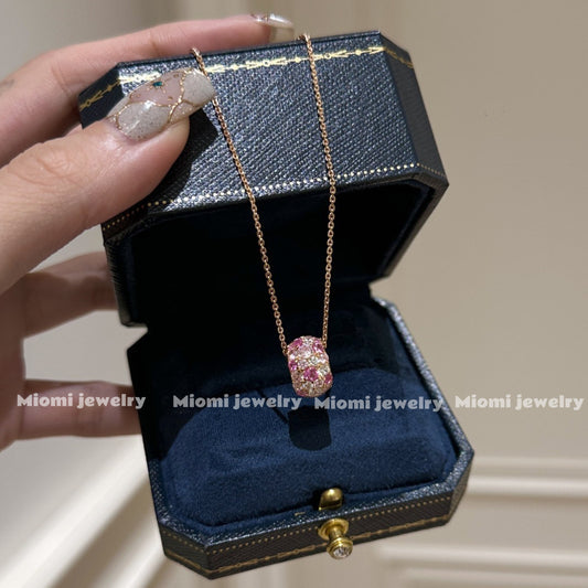 S925 silver （Gold plated）zircon necklace jewelry