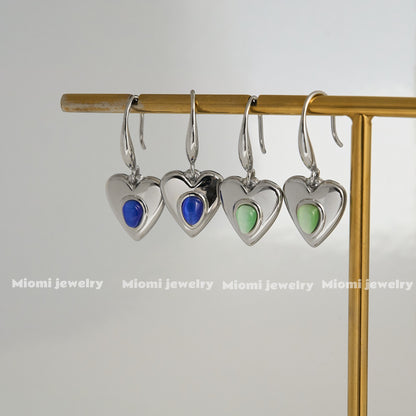 18k gold plated silver earring