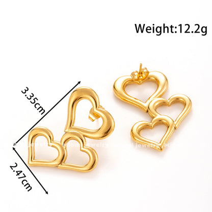 18k gold plated earring