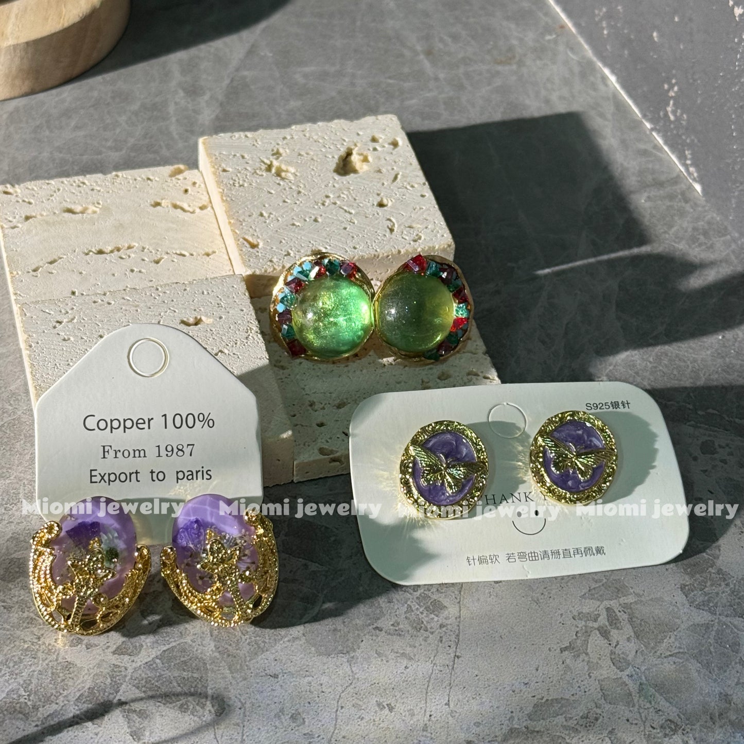 Fairy witch whimsical vintage earrings