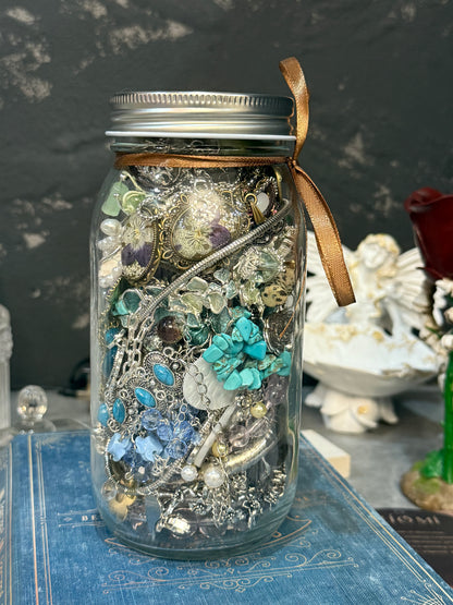 【glass jar 】custom mystery jewelry jar 750ml-biggest jar here