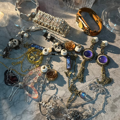 customize Witch Series Custom Jewelry Jar with Witch Style and Elements