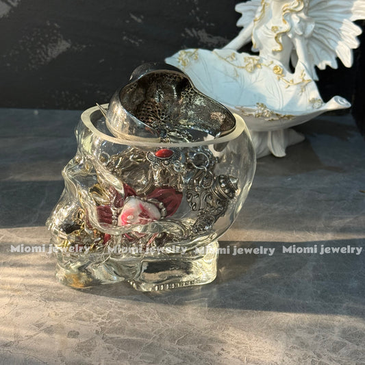 customize Gothic-style skull glass cups, mysterious jewelry cups, including original products