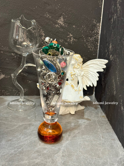 customized All rings jar30-35pcs include crystal rings and original design ring