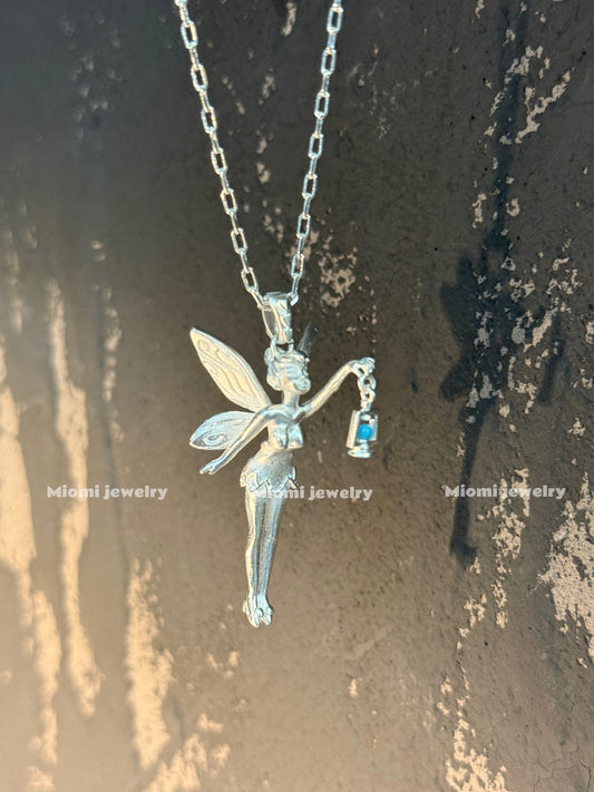 fairy necklace 🦋🩵