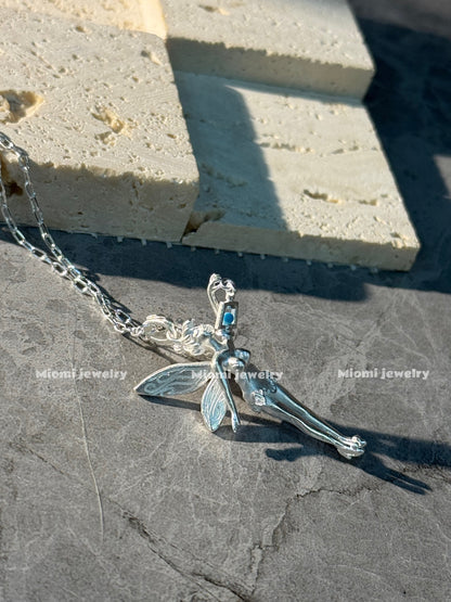 fairy necklace 🦋🩵