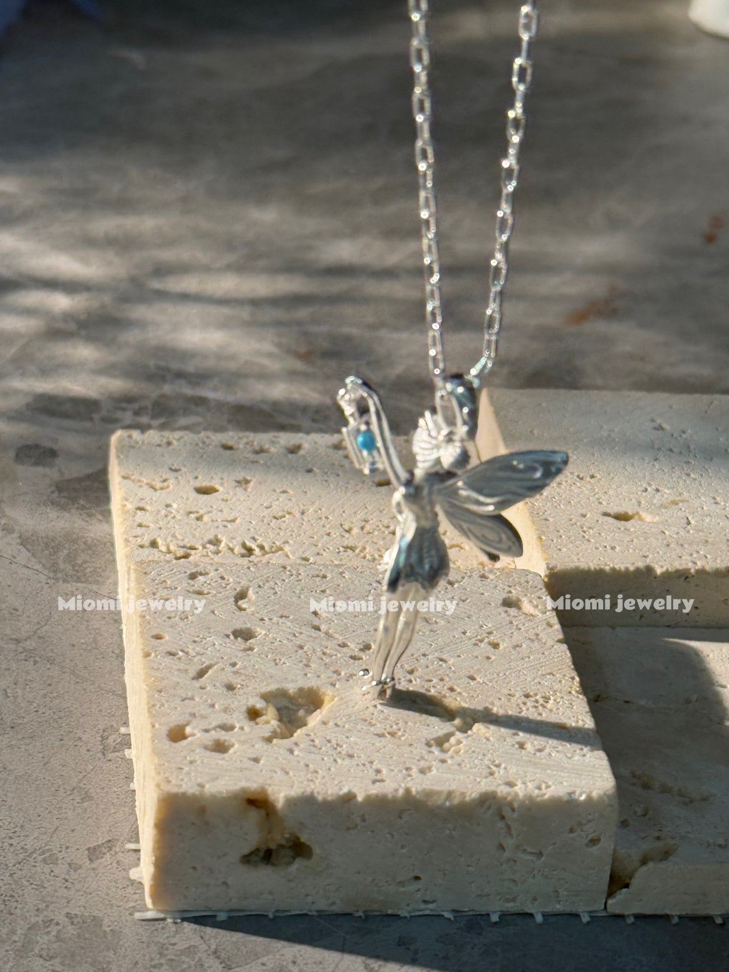 fairy necklace 🦋🩵