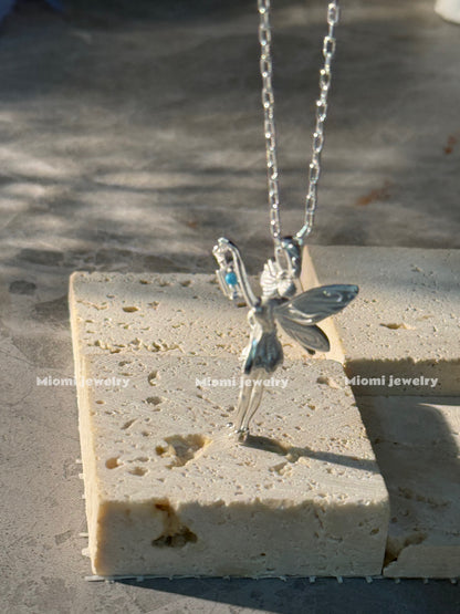 fairy necklace 🦋🩵