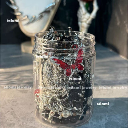 randomly 30pcs Gothic witchy mystery jewelry jar around 30pcs randomly