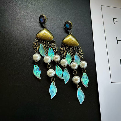 Mermaid fairy whimsical Vintage sea earring fish tail