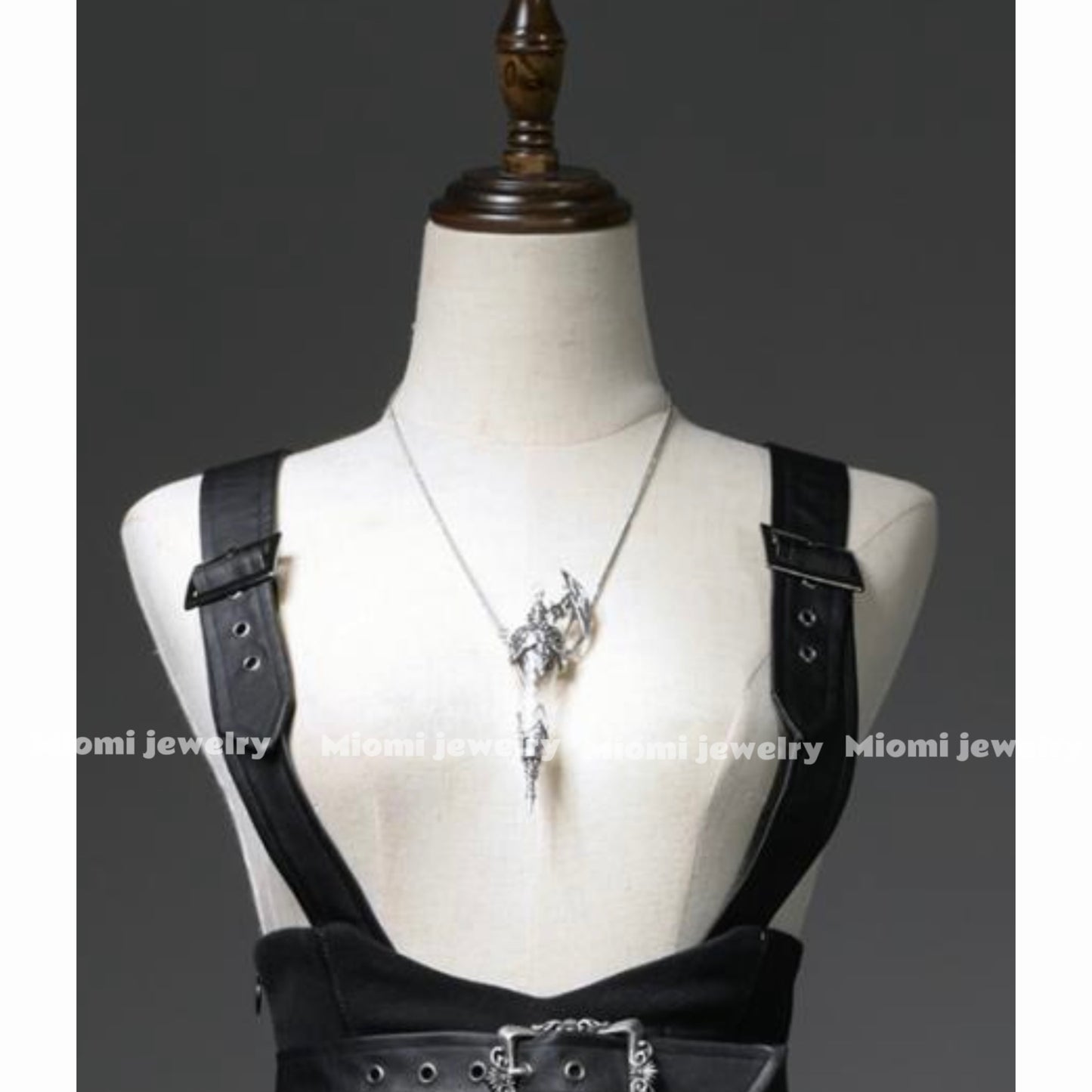 Breath of the Dragon + Original Dragon's Blood Bottle, Medieval Glass Bottle Pendant Necklace gothic  original design witchy