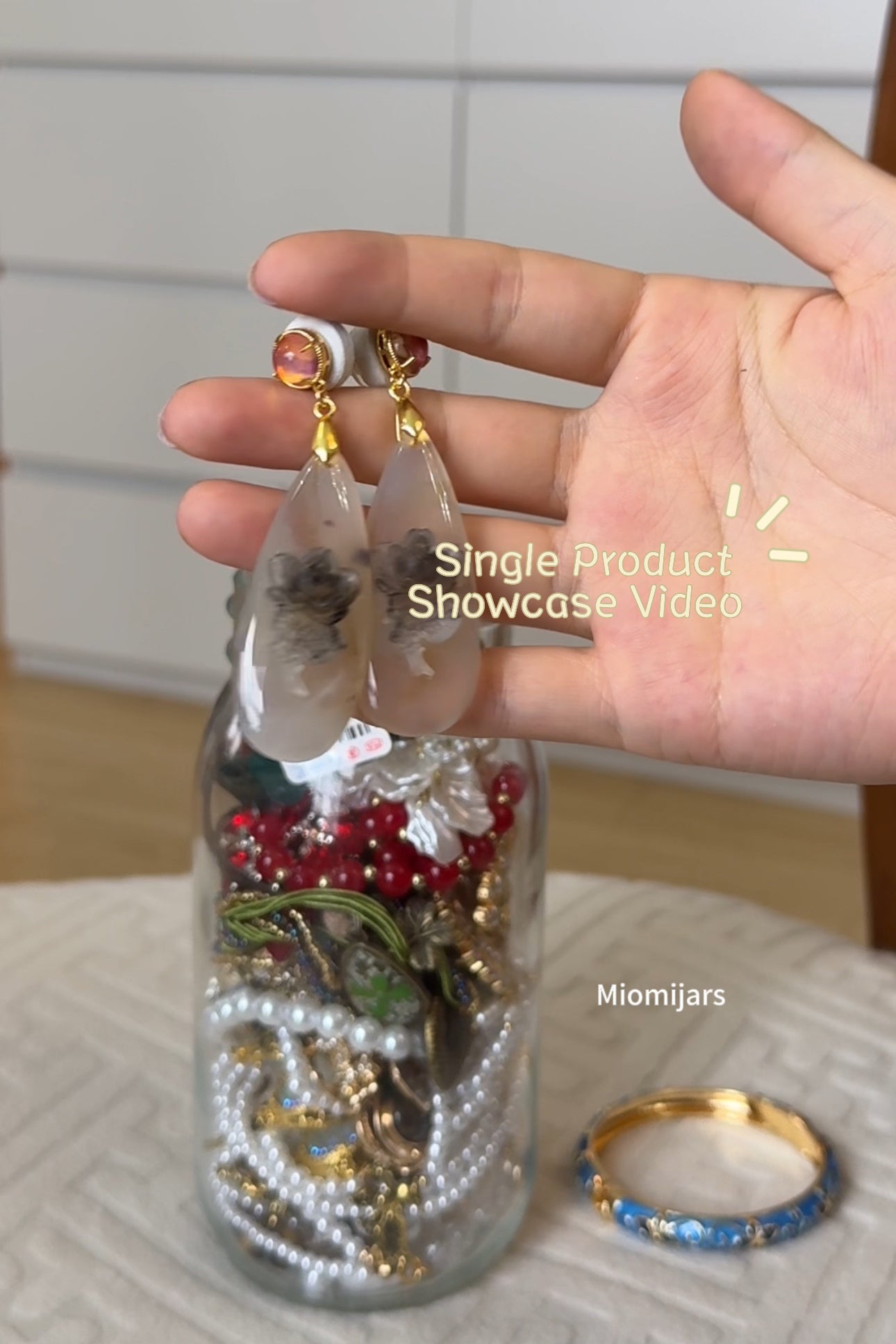 customized Packing video mystery jewelry jar
