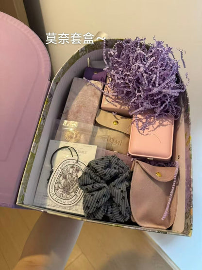 new Dainty Exquisite Monet Gift Box Set（include around30% s925 999silver）mystery jewelry jar