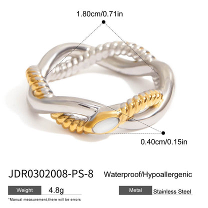 Original Design Jewelry Stainless Steel Snake Ring Titanium Steel Non-Fading Jewelry High-End Feel Ring