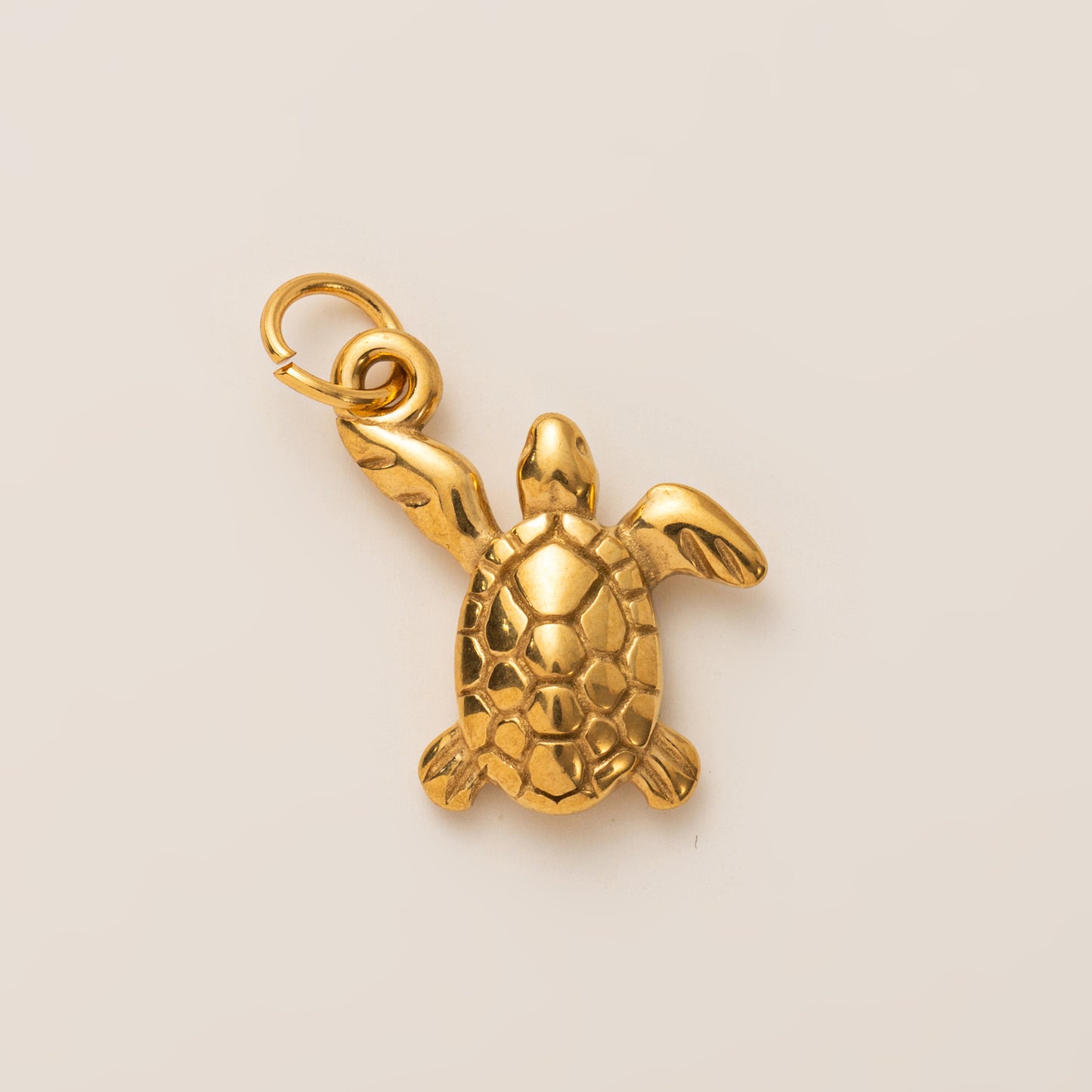 DIY Stainless Steel Starfish Flat Conch Pendant DIY Accessories Furnace Vacuum Electroplating 18K Gold Color Retention
